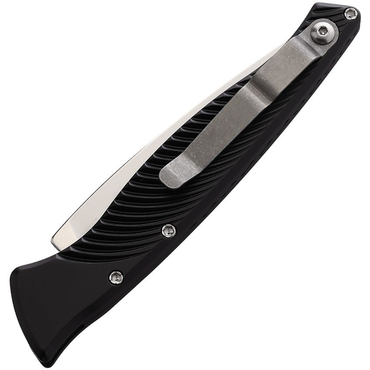 Piranha Knives DNA (PKCP16BK) 3.25" Mirror CPM S30V Blade, Black Aluminum Handle