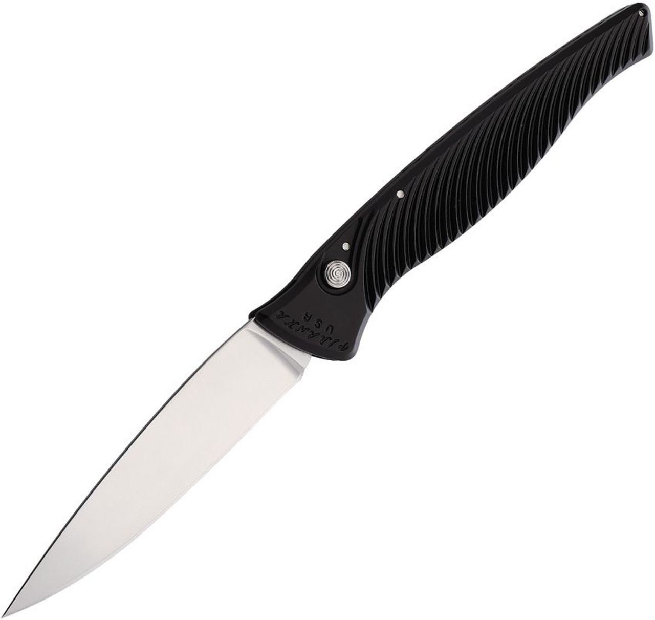 Piranha Knives DNA (PKCP16BK) 3.25" Mirror CPM S30V Blade, Black Aluminum Handle