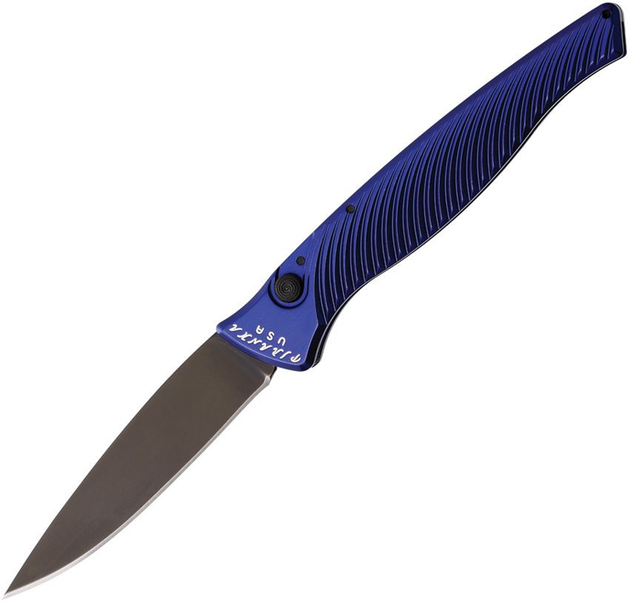 Piranha Knives DNA (PKCP16BT) 3.25" Black CPM S30V Blade, Blue Aluminum Handle