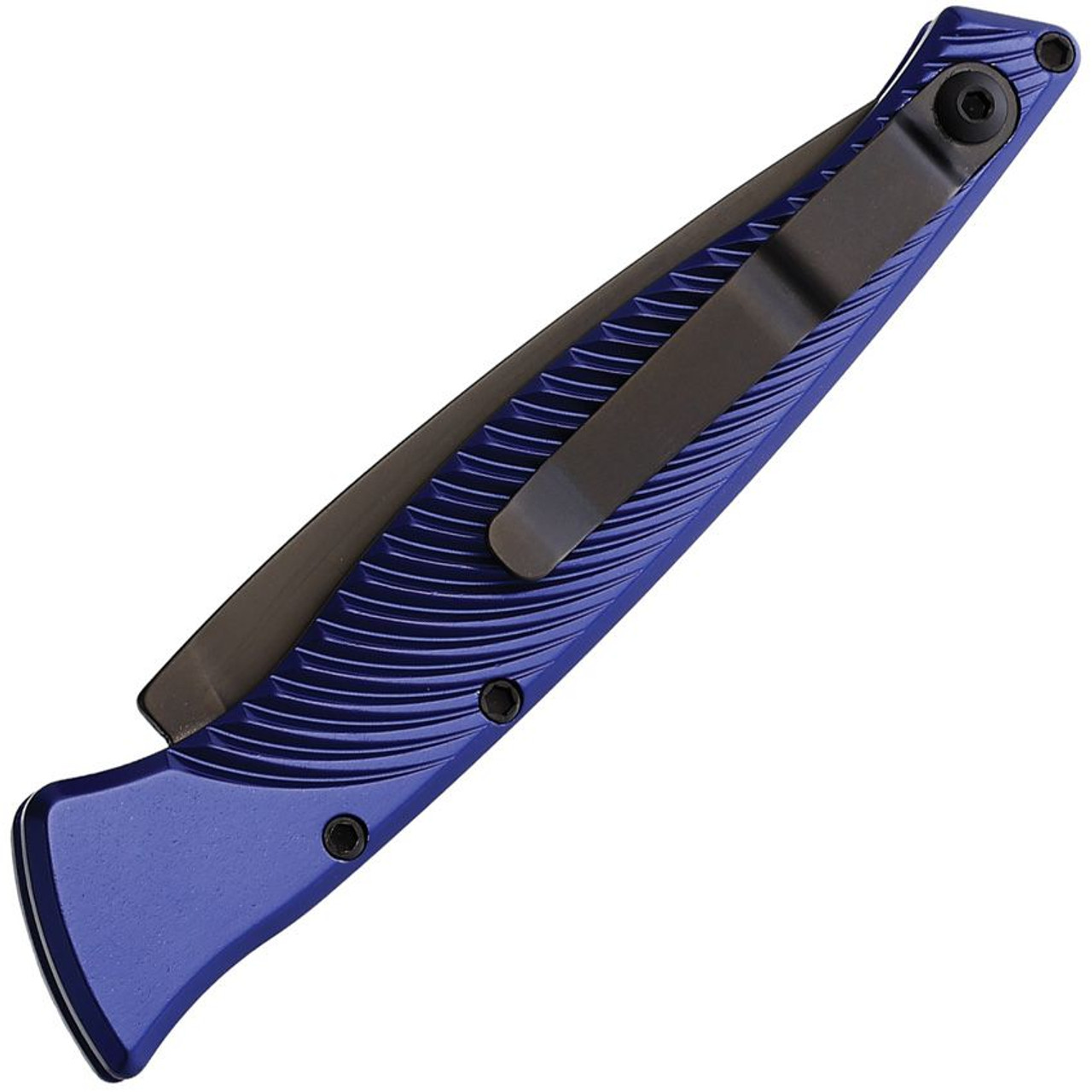Piranha Knives DNA (PKCP16BT) 3.25" Black CPM S30V Blade, Blue Aluminum Handle