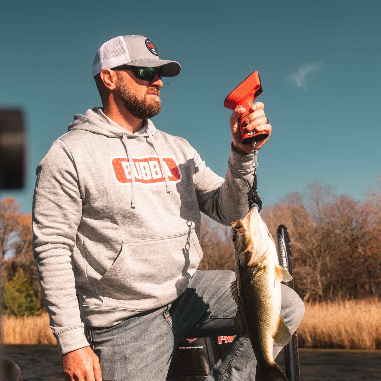 Bubba Pro Series Smart Fish Scale (BUB1176076) 60LB Weight Limit, Rechargeable Lithium Battery, Bluetooth Compatible, Waterproof