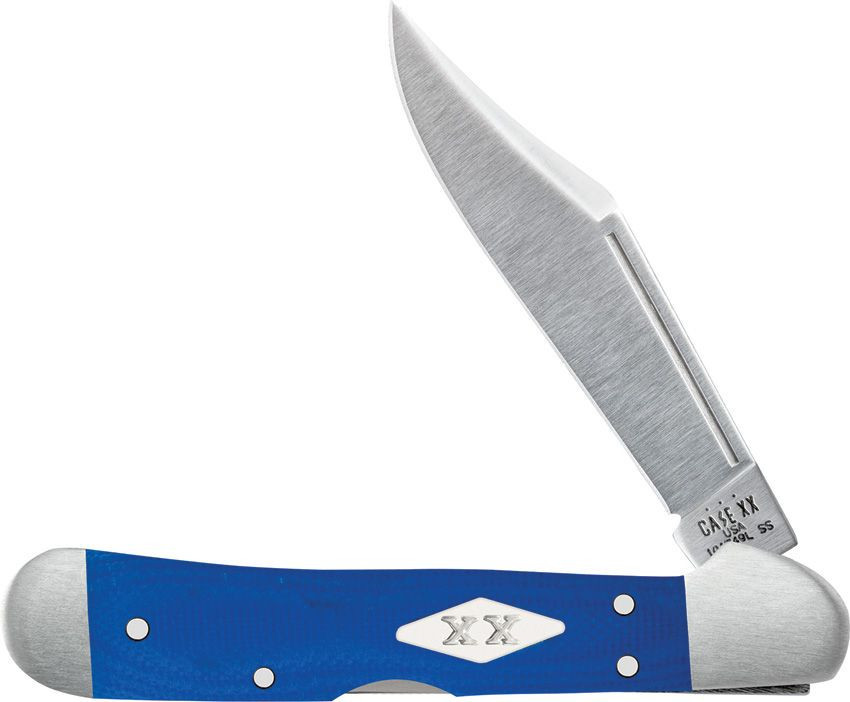 Case Mini CopperLock | 16754 Blue G-10| Knifeworks