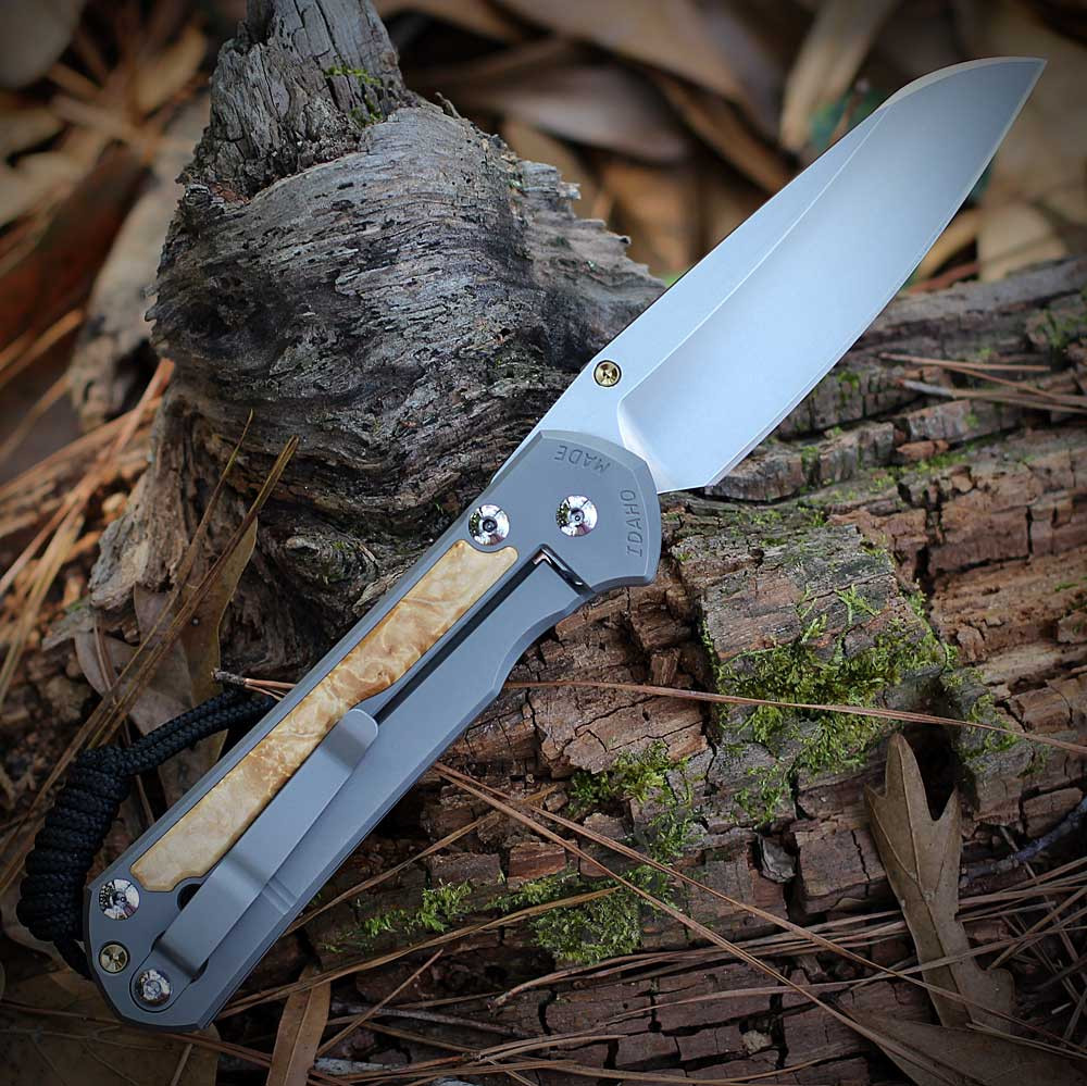 Pocket clip and Insingo blade profile on CRK Large Sebenza 31 MagnaCut