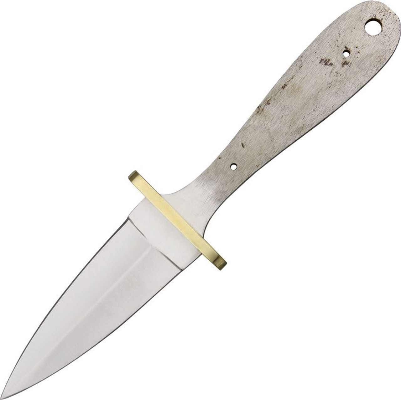 Knife Blade Medium Boot Knife (BL7707) 3.5" Stainless Steel Double Edge Dagger Blade Blank