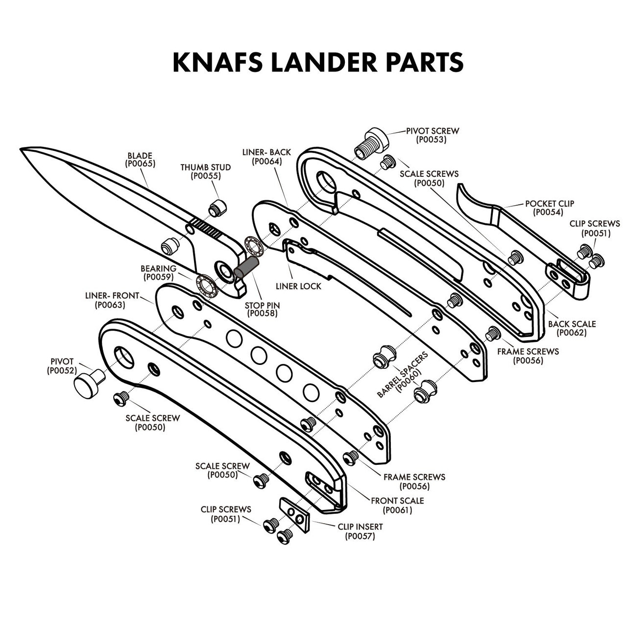 KNAFS Lander Rebuild Kit (Satin)