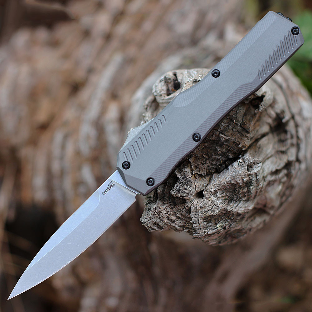 Kershaw Livewire Gray OTF | CPM MagnaCut | 9000GRY | Knifeworks