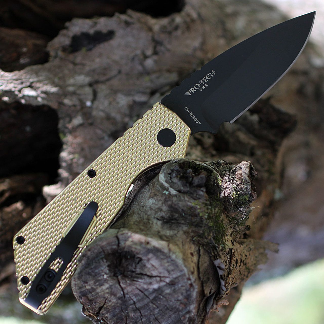 Rite Edge Large Stockman Black Folding Knife - J&L Self Defense Products