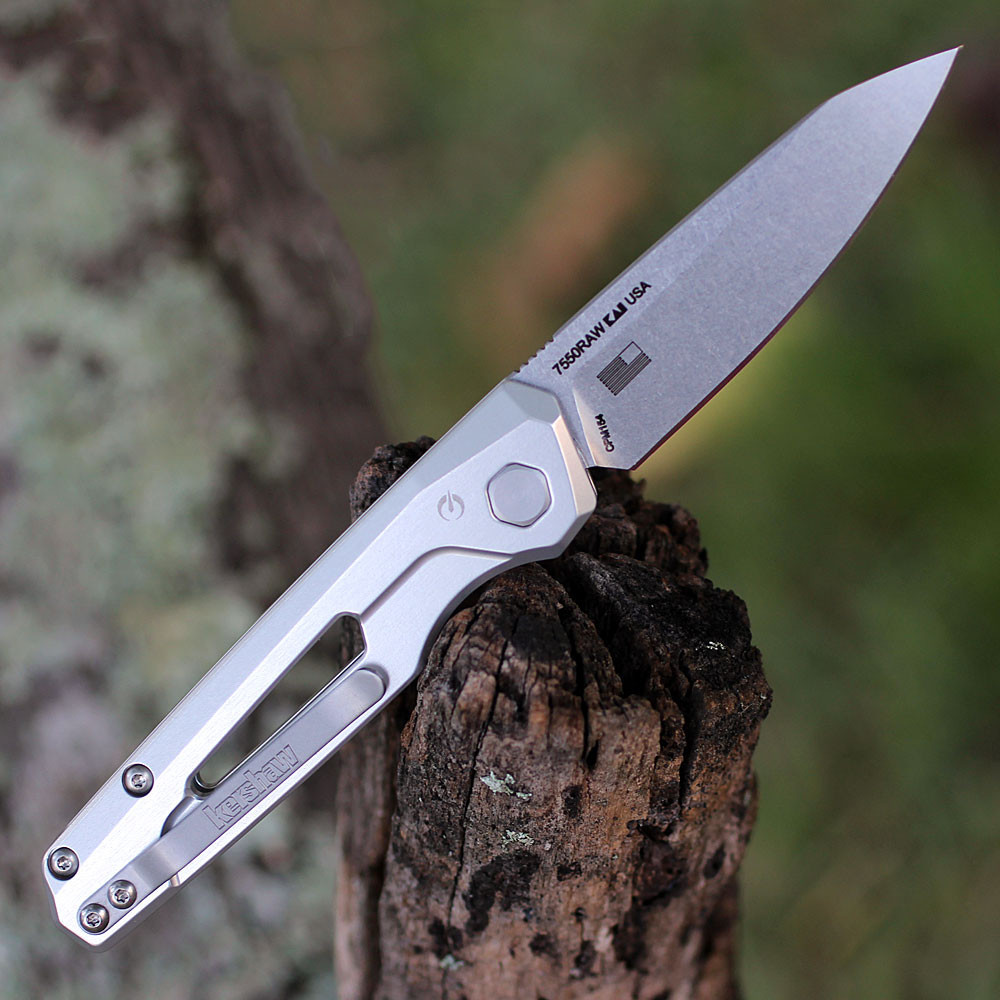 Kershaw Launch 11 Raw Silver Auto | CPM-154 | 7550RAW | Knifeworks