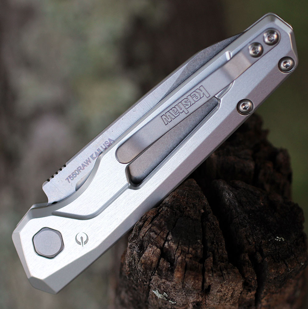 Kershaw Launch 11 Raw Silver Auto | CPM-154 | 7550RAW | Knifeworks