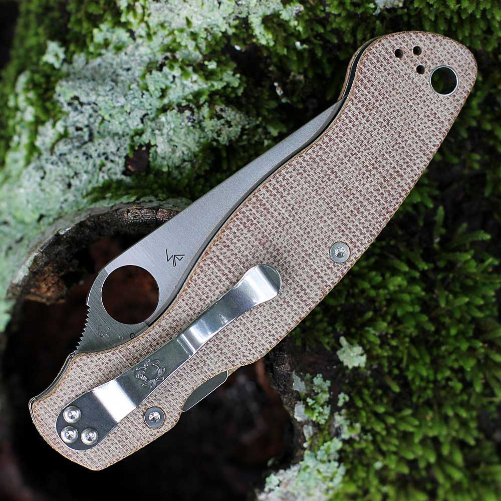 Spyderco Military 2 C36MPCW2 | Brown Canvas Micarta | Knifeworks