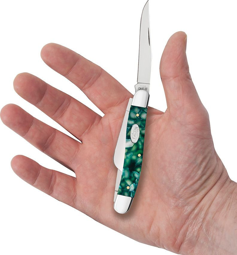 Case Medium Stockman |71382 SparXX Smooth Green Kirinite | Knifeworks