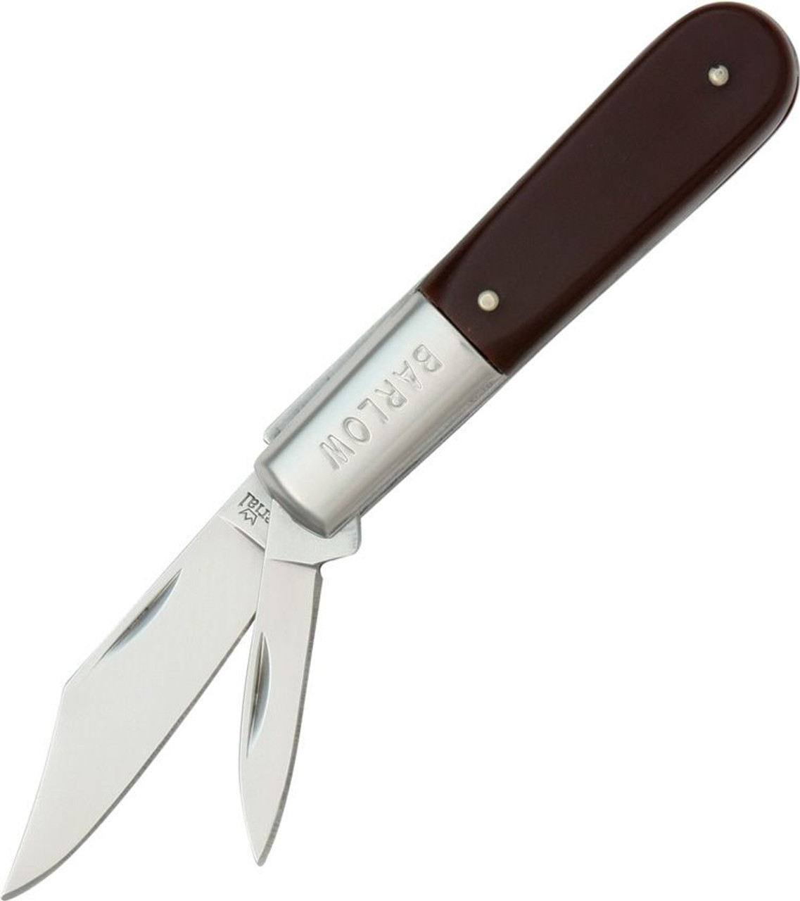 Schrade Imperial Barlow (278) 2" Stainless Steel Clip Point Blade, Brown Composite Handle