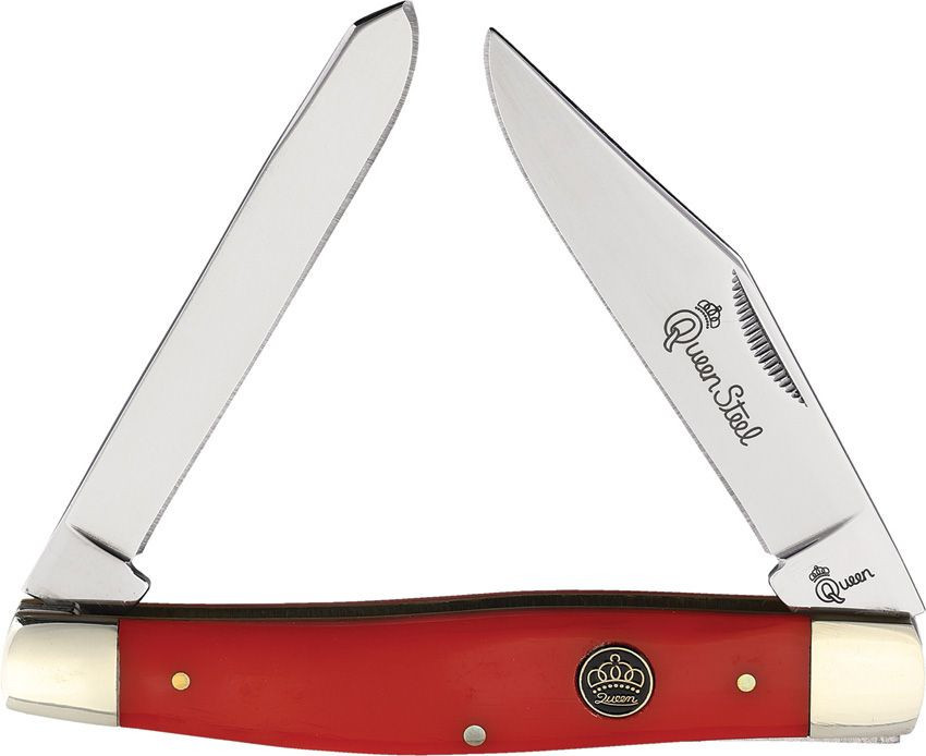 Queen Cutlery Moose Red Synthetic | QN52R | Knifeworks