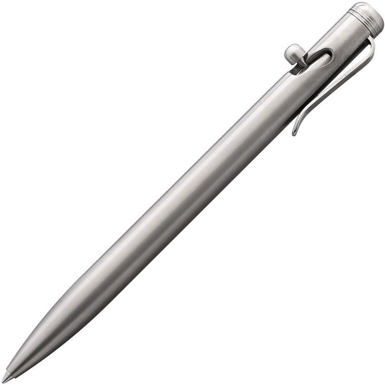Darrel Ralph Thunderbolt Pen 5" Satin Titanium Construction, Black Ink - DR095