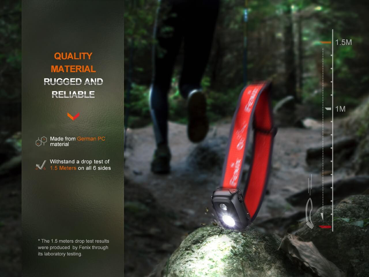 Fenix Flashlights Outdoor Hiking Headlamp | FXHL16-PINK | Knifeworks