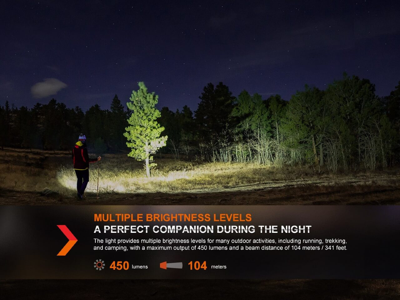 Fenix Flashlights Outdoor Hiking Headlamp | FXHL16-PINK | Knifeworks