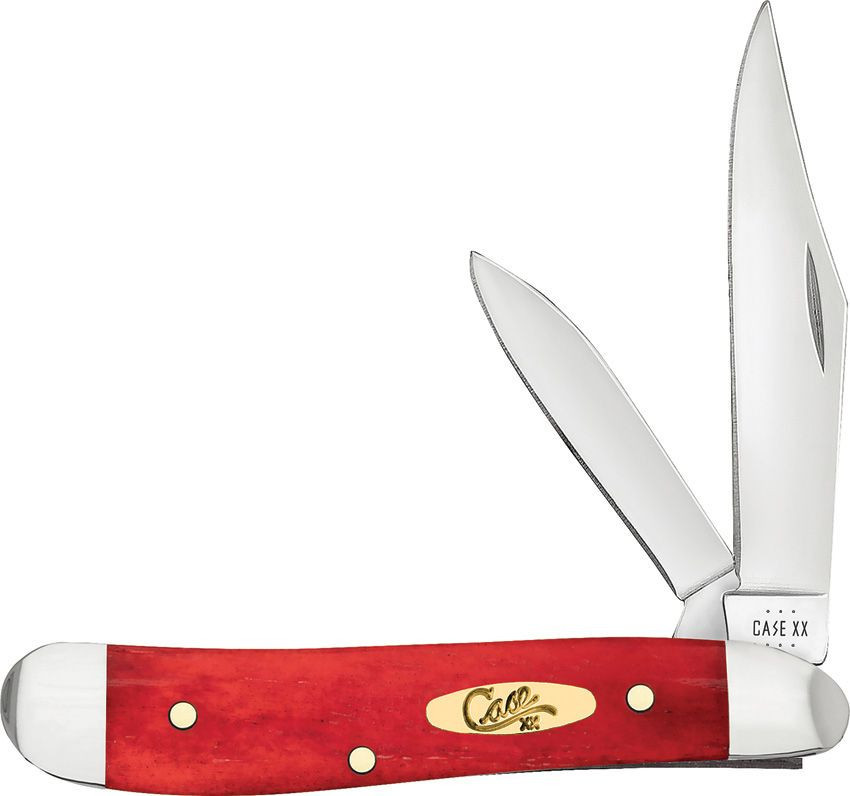 Case Peanut 10763 | Smooth Red Bone | Knifeworks