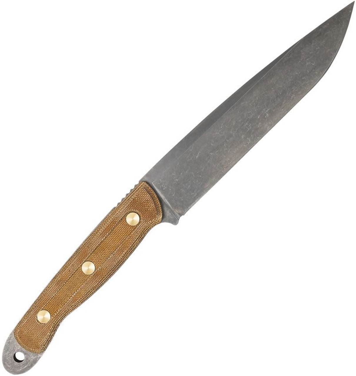 Case Roland Welker RW 100 Hunter 50628 Smooth Natural Micarta (1095 CS)
