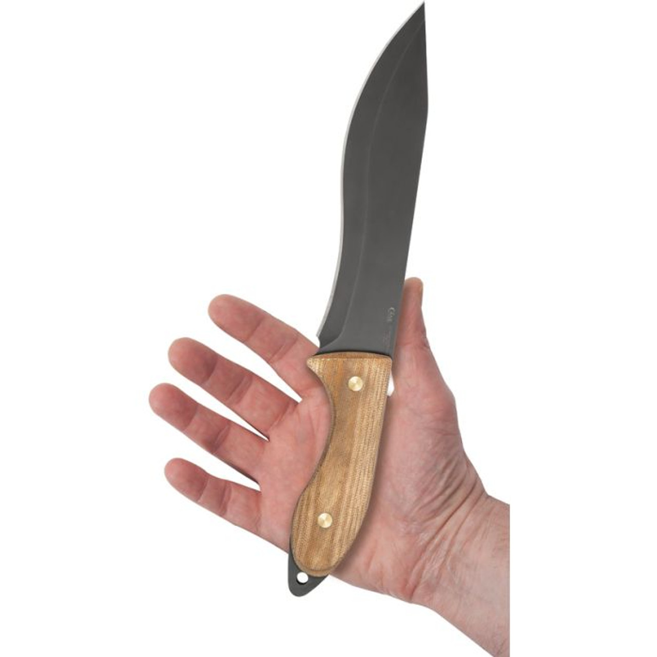 Case Laramy Miller Sasquatch Bowie 35101 Smooth Natural Micarta ( SASQUATCH skinner 1095 CS USA)