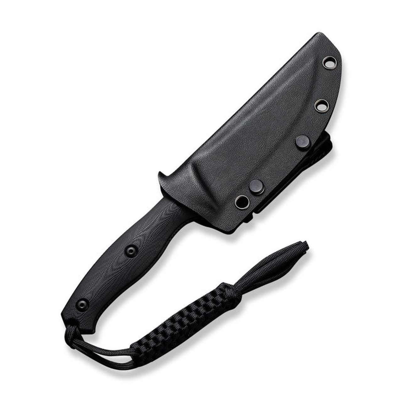 CIVIVI Stormridge (CIVC230411) 3.92" Nitro-V Black Stonewashed Straight Back Plain Blade, Black G-10 Handle