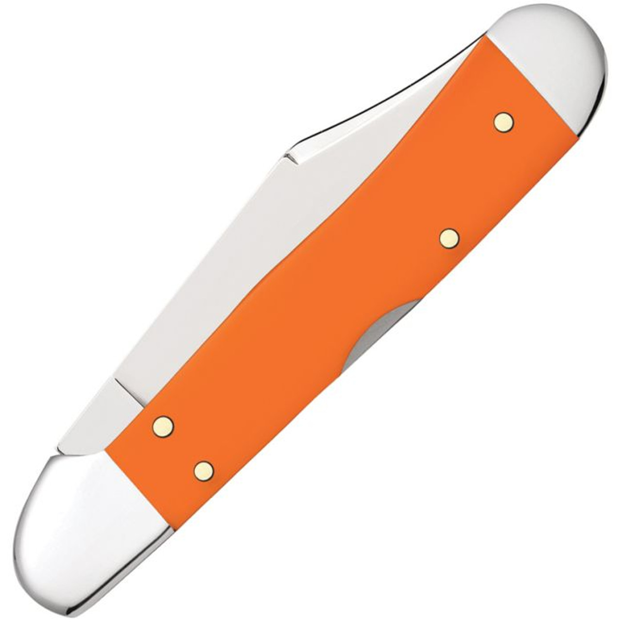 Case Mini Copperlock 80515 - Tru-Sharp Stainless Steel Clip Blade, Smooth Orange Synthetic Handle (41749L SS)