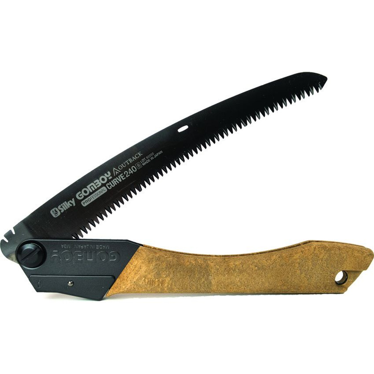 Silky Saw Gomboy Curve 240 Professional Outback Edition (752-24) 9.45" Mirai-Me Teeth, Tan Arbor Composite Handle