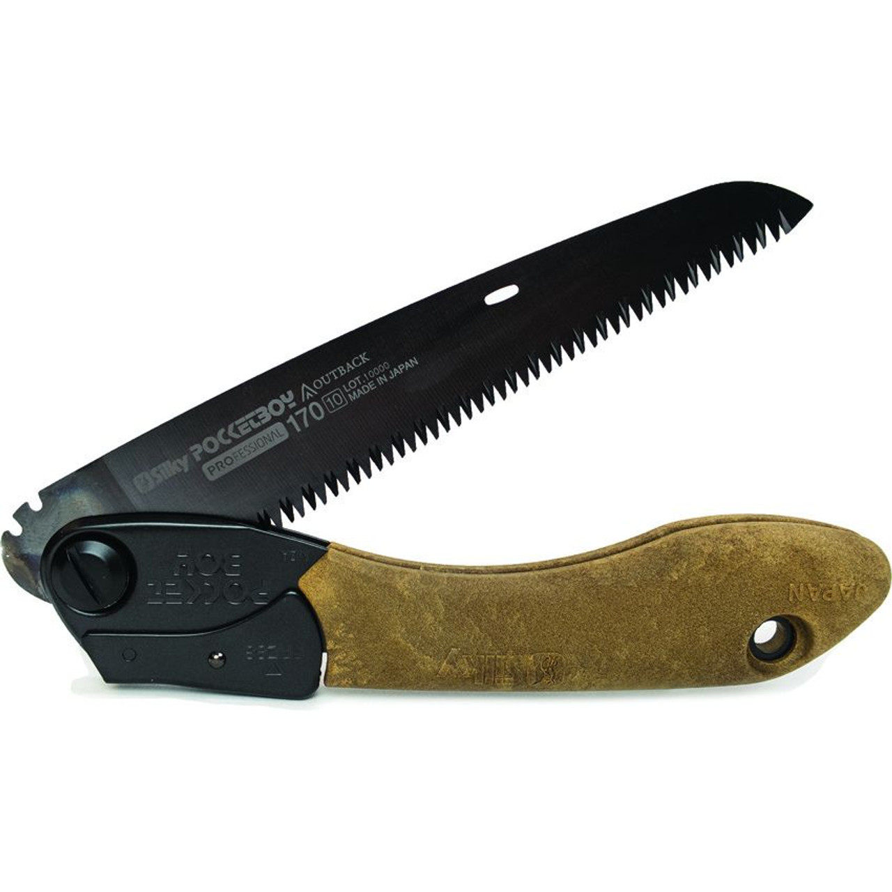 Silky Saw PocketBoy 170 Professional Outback Edition (750-17) 6.5" Mirai-Me Teeth, Tan Arbor Composite Handle