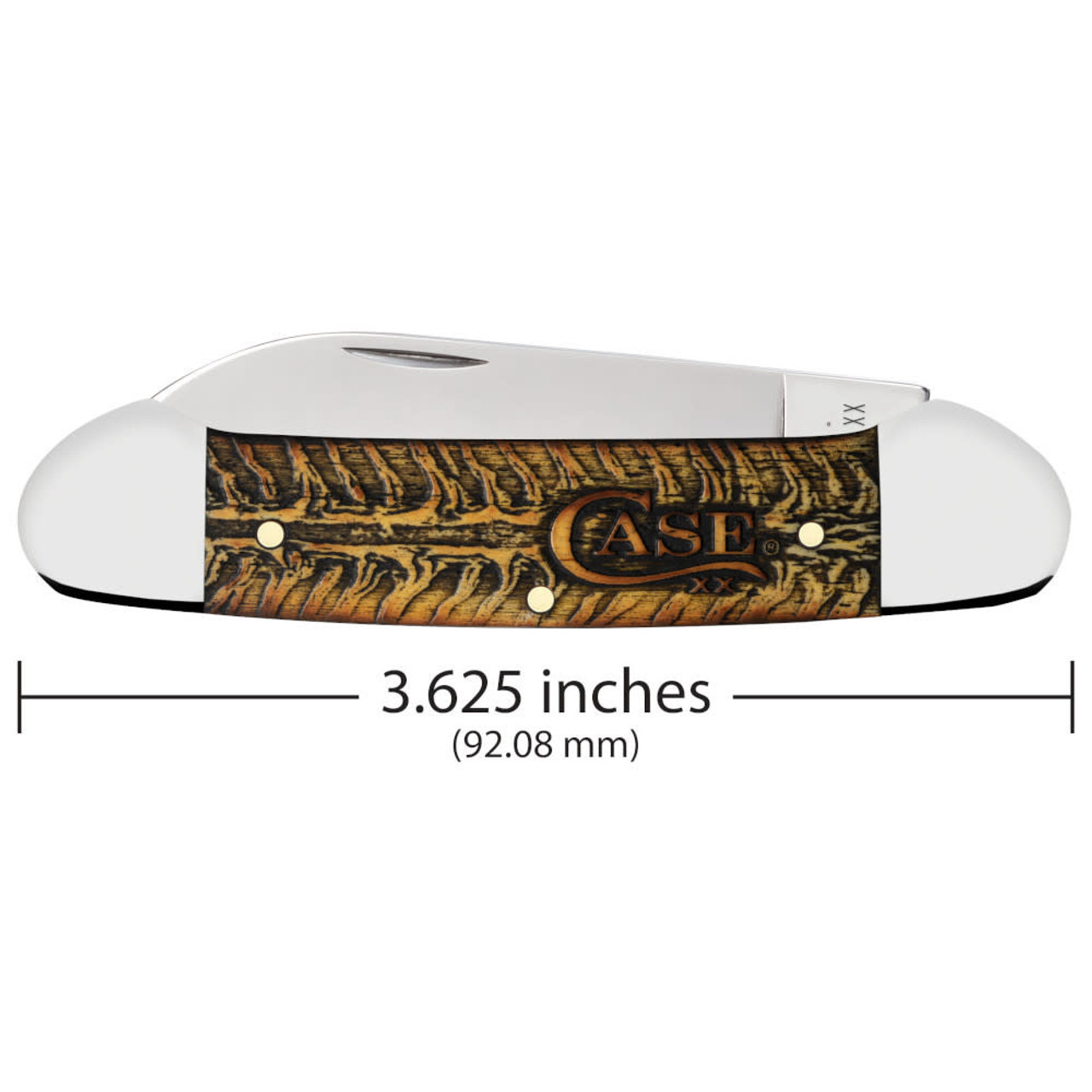 Case Canoe 81802 | Golden Pinecone Nat Bone | Knifeworks