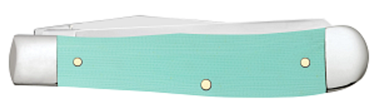 Case Trapper 18100 Smooth SeaFoam Green G-10 Ichthus (10254 SS)