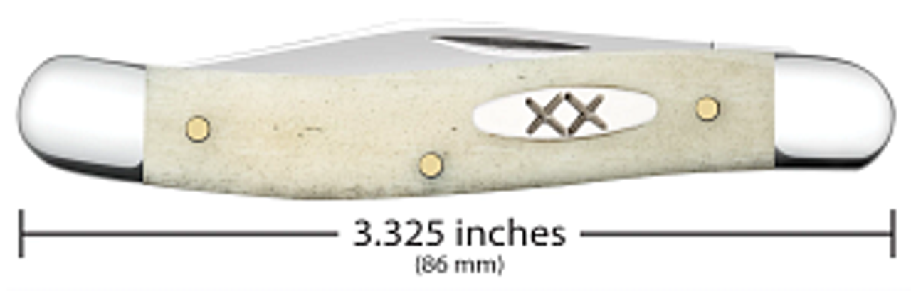 Case Med Texas Jack 13315 Smooth Natural Bone (62087 SS)