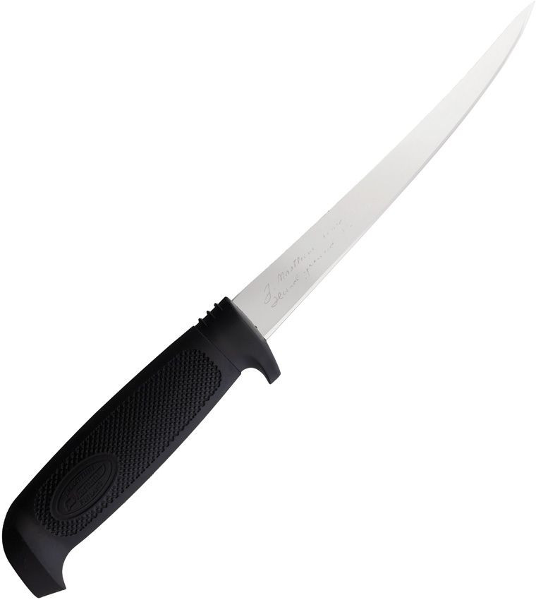 Marttiini Basic Fillet MN827010 6" satin stainless blade, black rubber handle