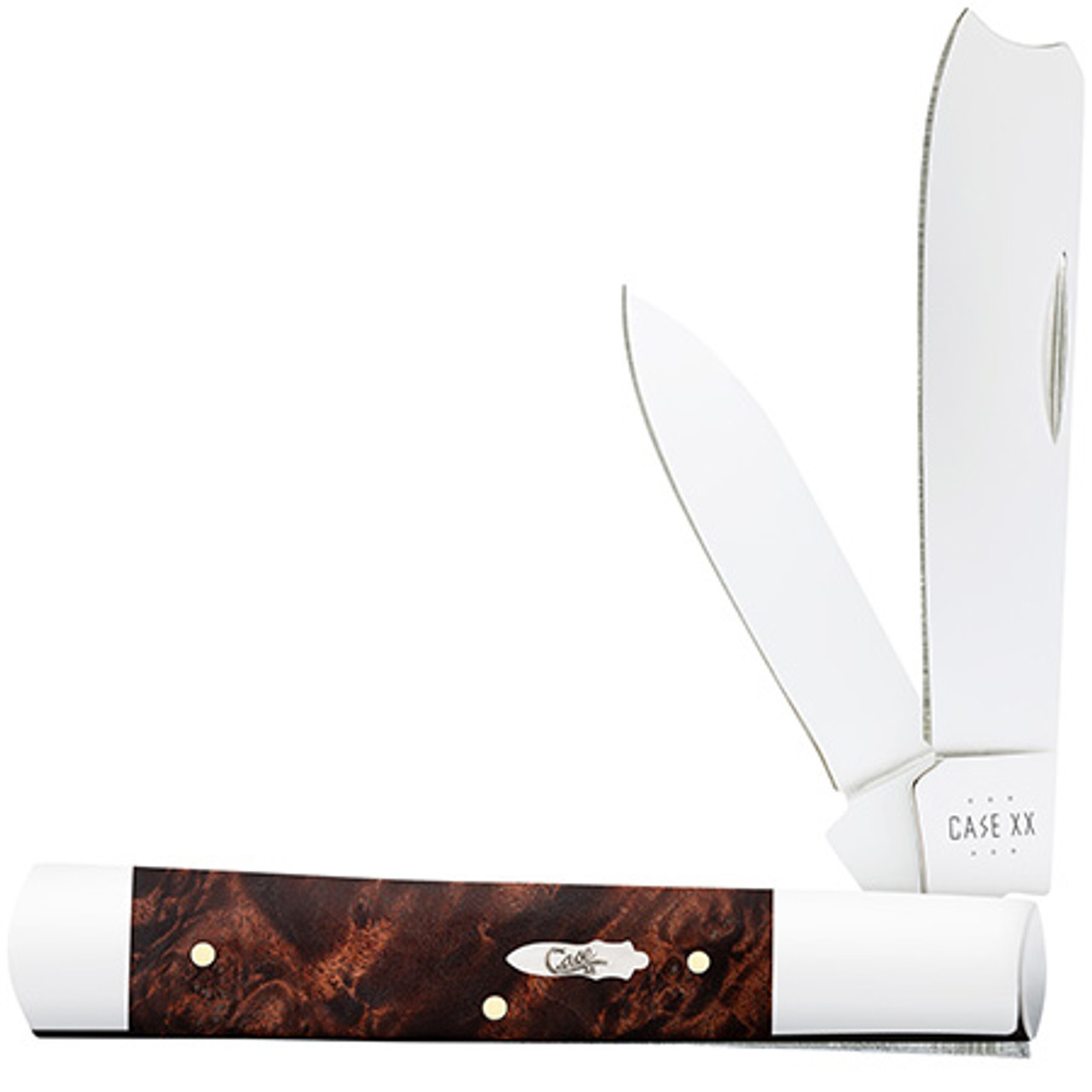 Case Razor | 64058 Smooth Brown Maple Burl Wood | Knifeworks