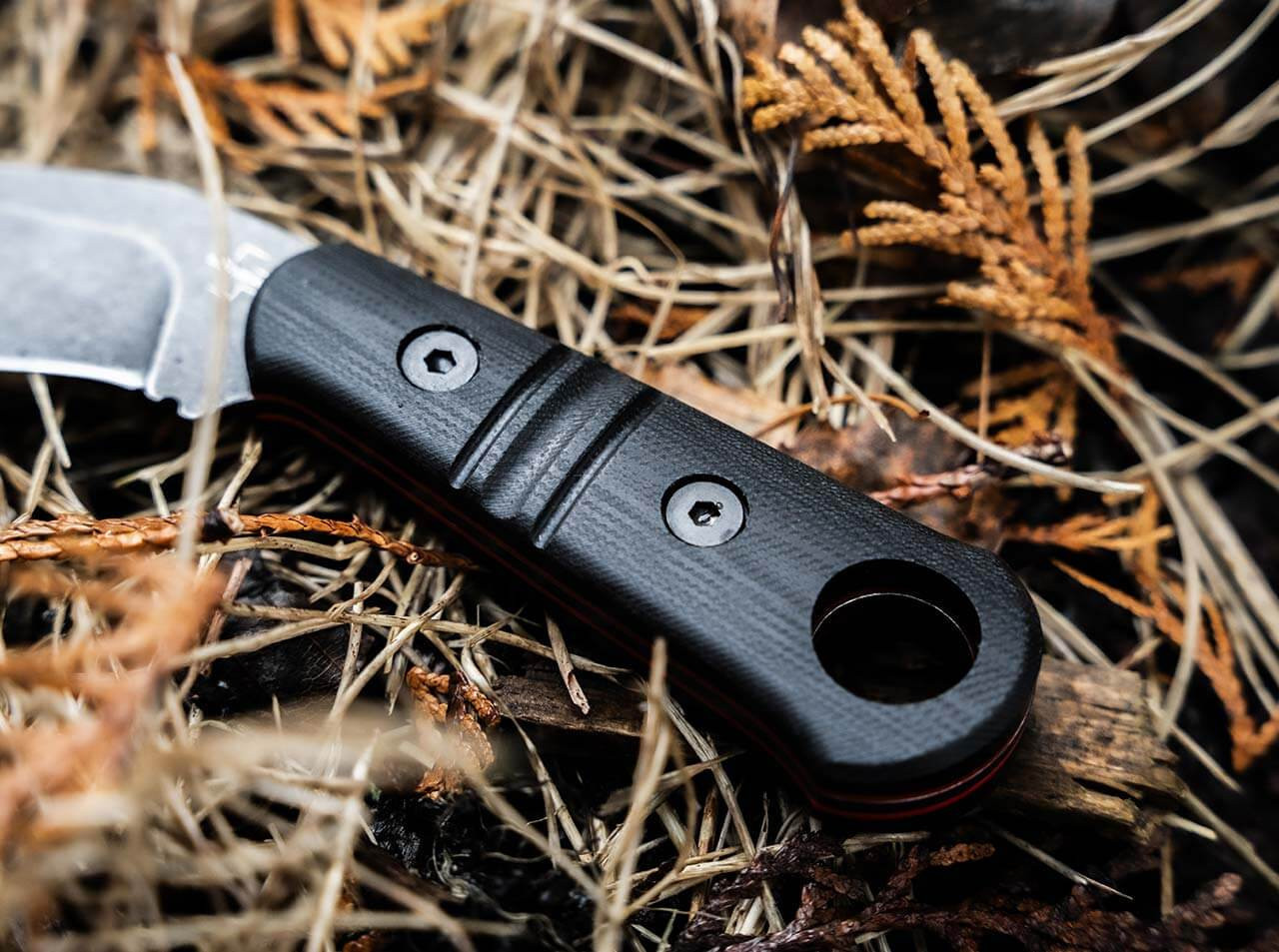 Boker Plus Makri (02BO089) 2.8" D2 Blackwashed Kukri Plain Blade, Black G-10 Handle, Black Kydex Belt Sheath