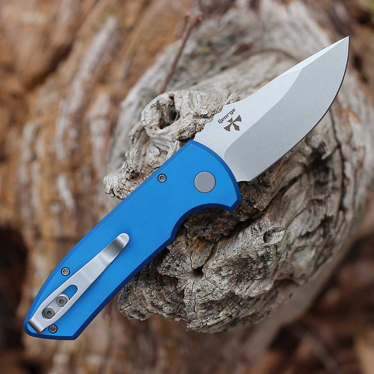 Pro-Tech SBR Automatic | LG401-BLUE |Knifeworks