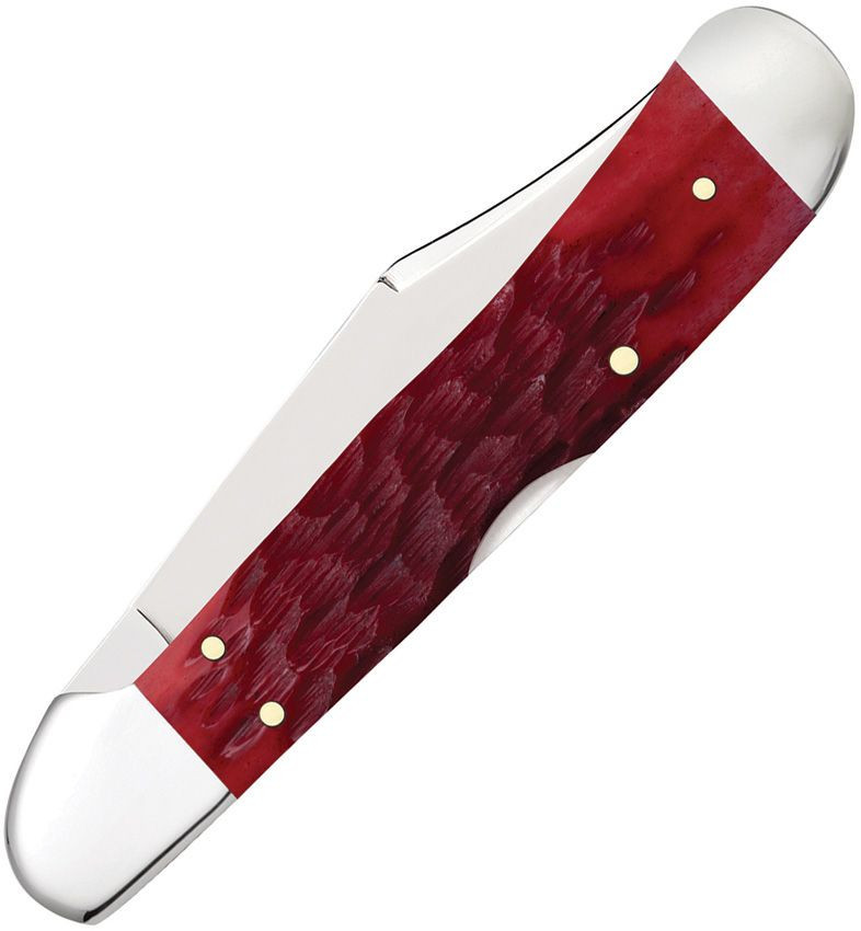 Case Copperlock | 31946 Dark Red Peach Seed Jigged | Knifeworks