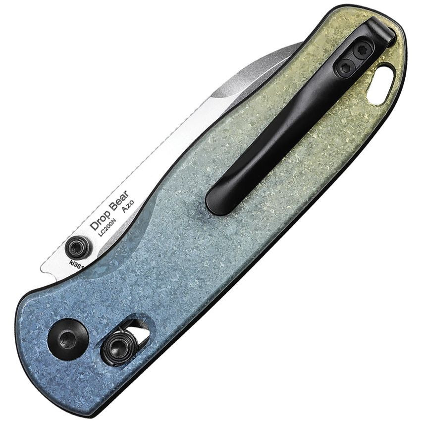 Kizer Azo Drop Bear LC200N Gradient Titanium Clutch Lock KI3619A3