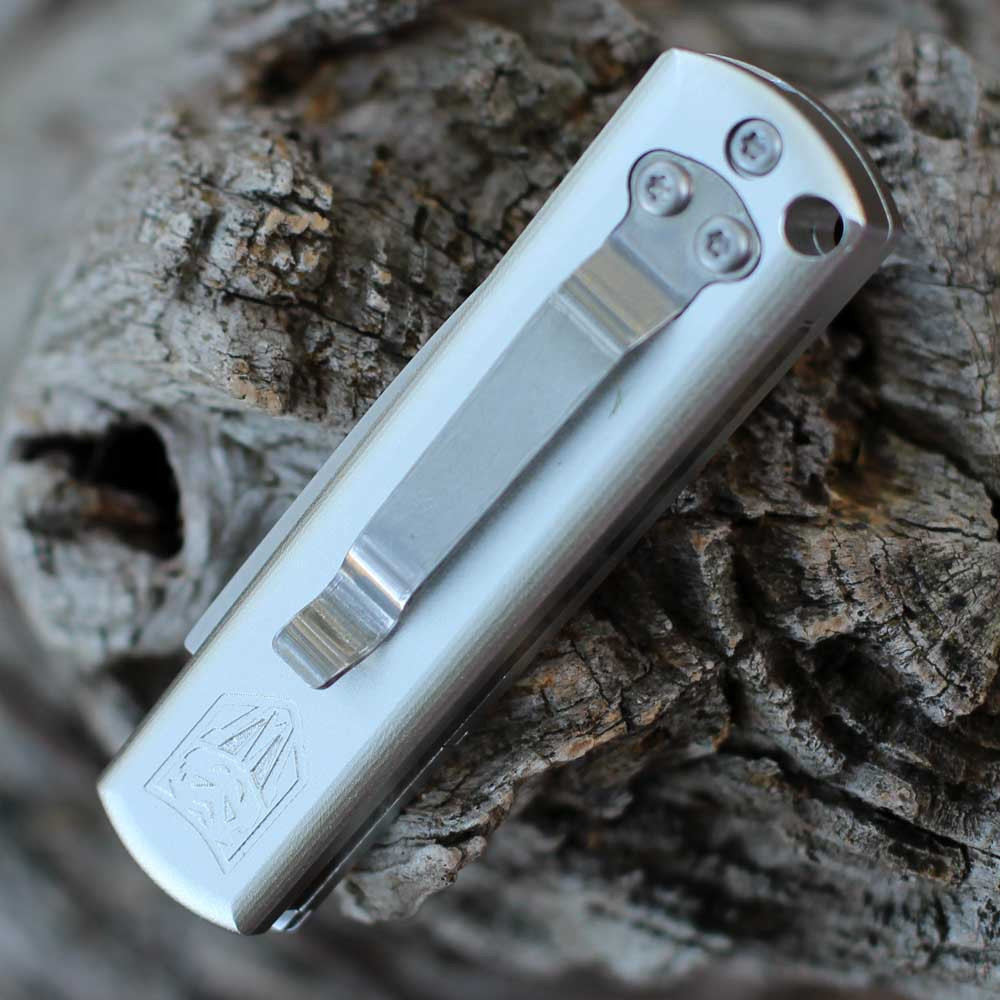 CobraTec Compact Hidden Release Auto CTCHRSIL Knifeworks