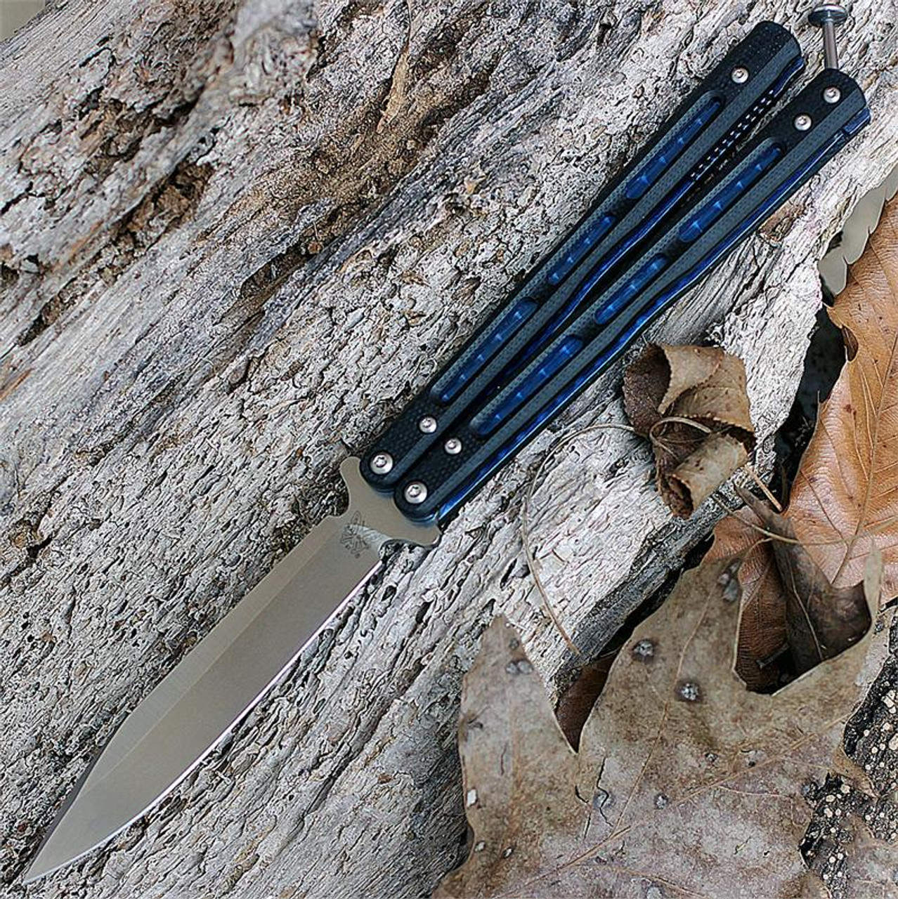 Benchmade Morpho 51 Butterfly Knife 4 25 In D2 Blade Steel Plain Edge Benchmade Morpho 51 Butterfly Knife 4 25 In D2 Blade Steel Plain Edge