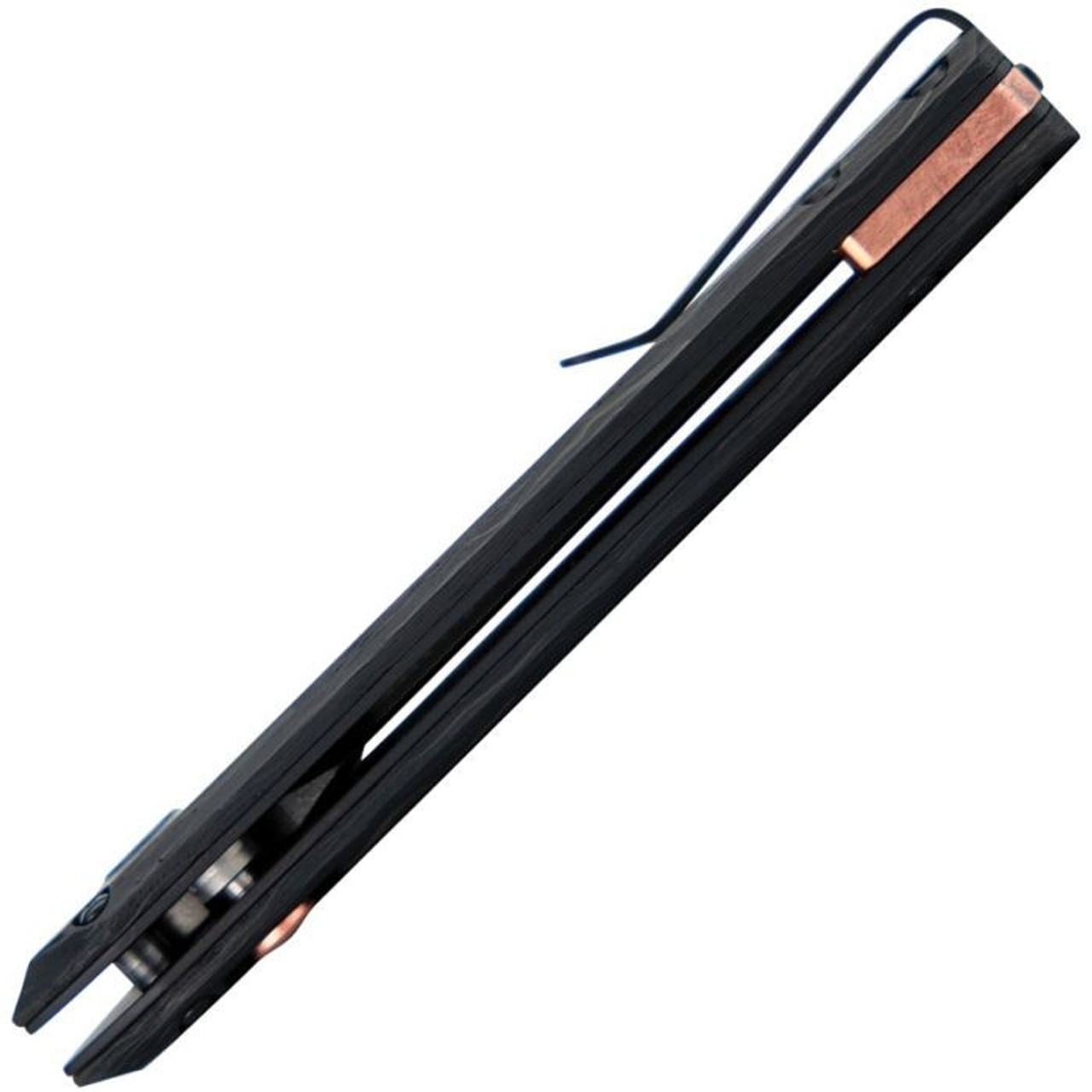 Buck Knives Deploy Auto 2024 Legacy Collection (BU838CFSLE) 3.25" CPM-S45VN Gray Drop Point Plain Blade, Black and Gray Carbon Fiber Handle