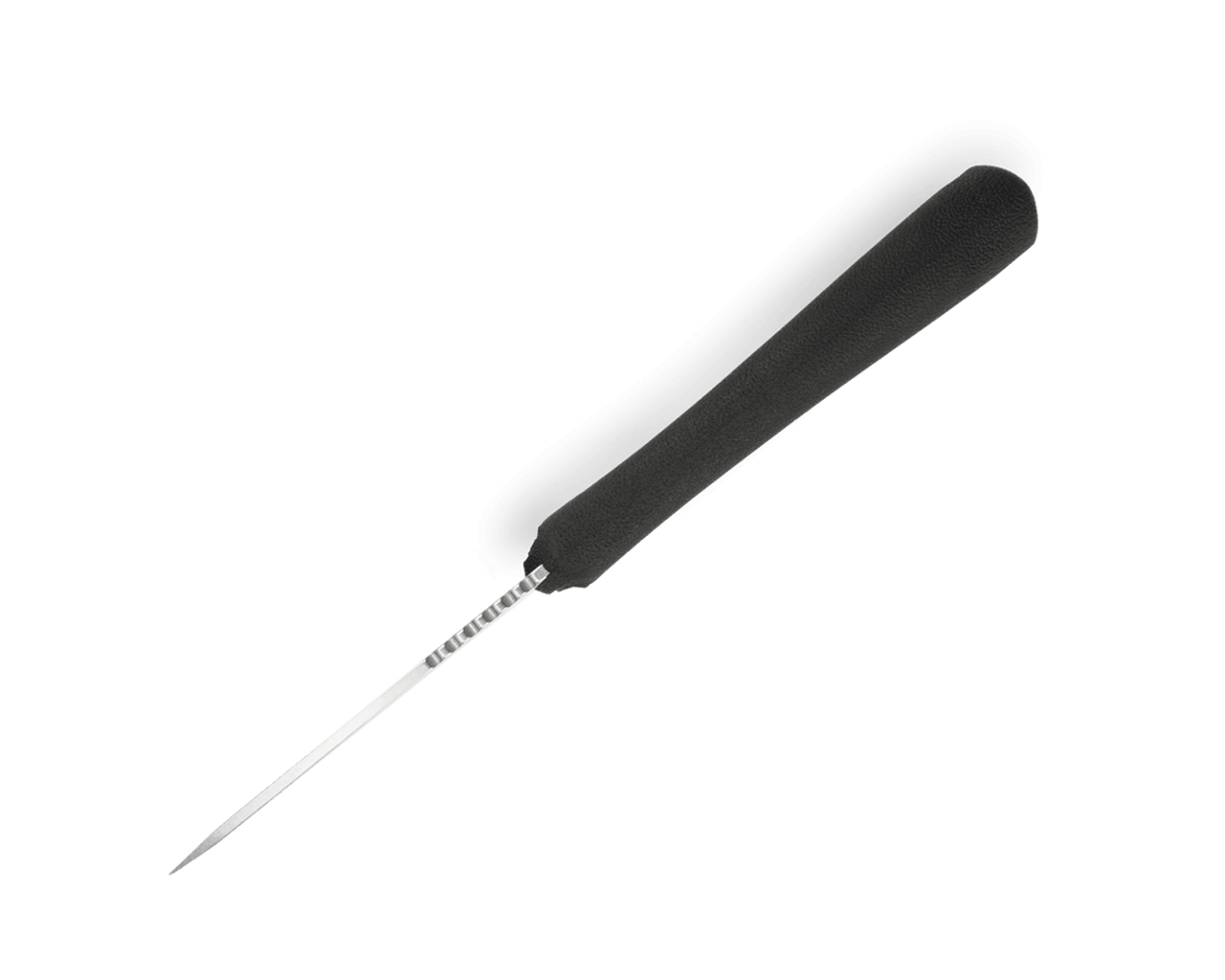 Buck Knives Bucklite Max II (BU684BKS) 3.25" 420HC Satin Drop Point Plain Blade, Black Dynaflex Rubber Handle, Black Polyester Sheath