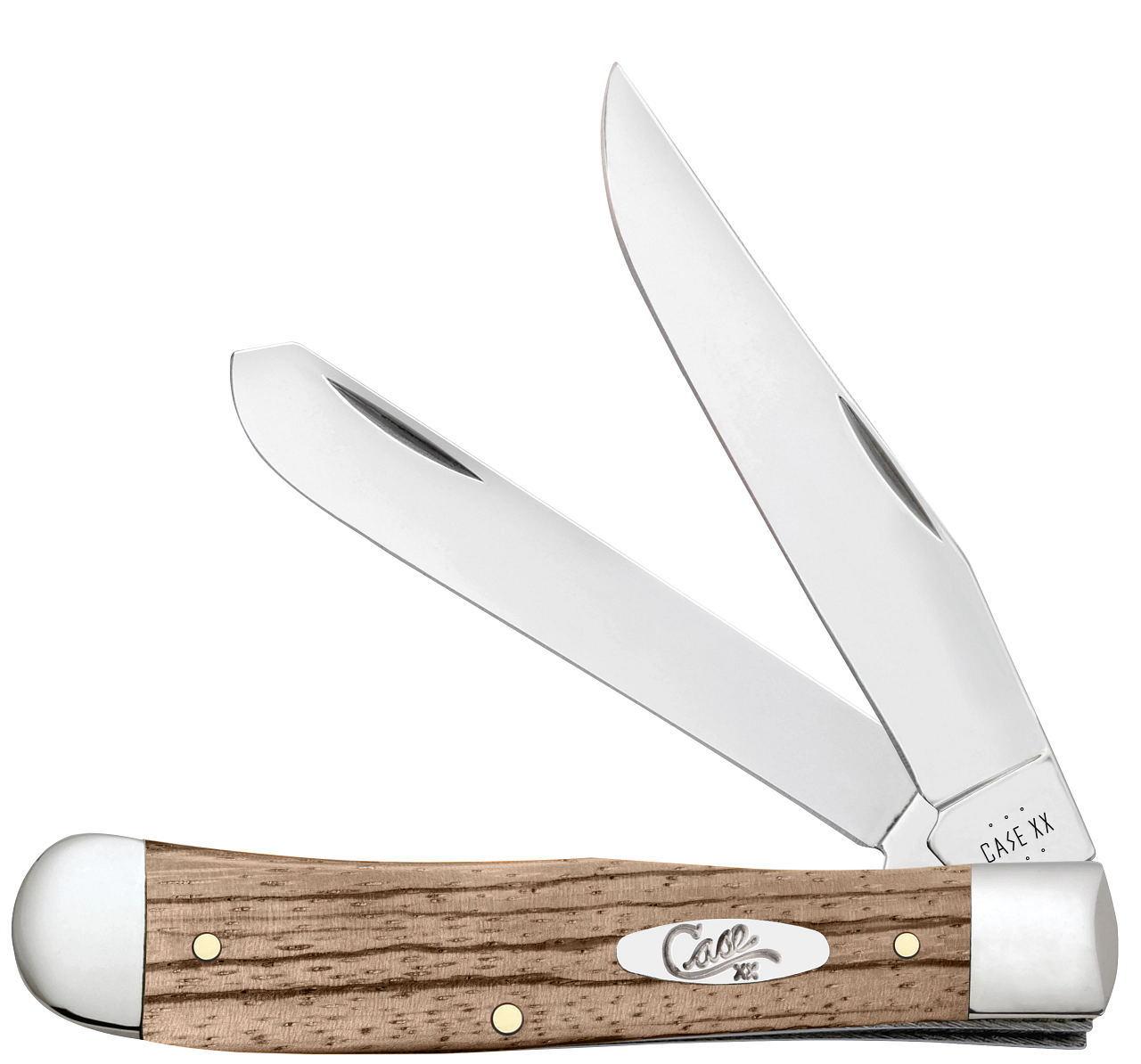 Case Trapper 25141 Smooth Natural Zebra Wood (7254 SS)