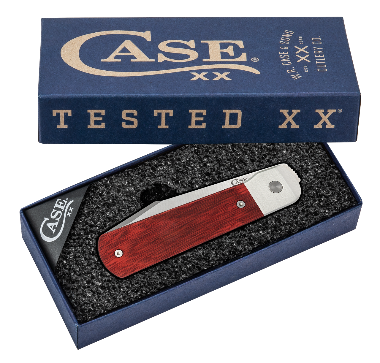 Case XX WR Pocket Knife, HIGHBANKS - SMOOTH ROSEWOOD ItemNumber 42229