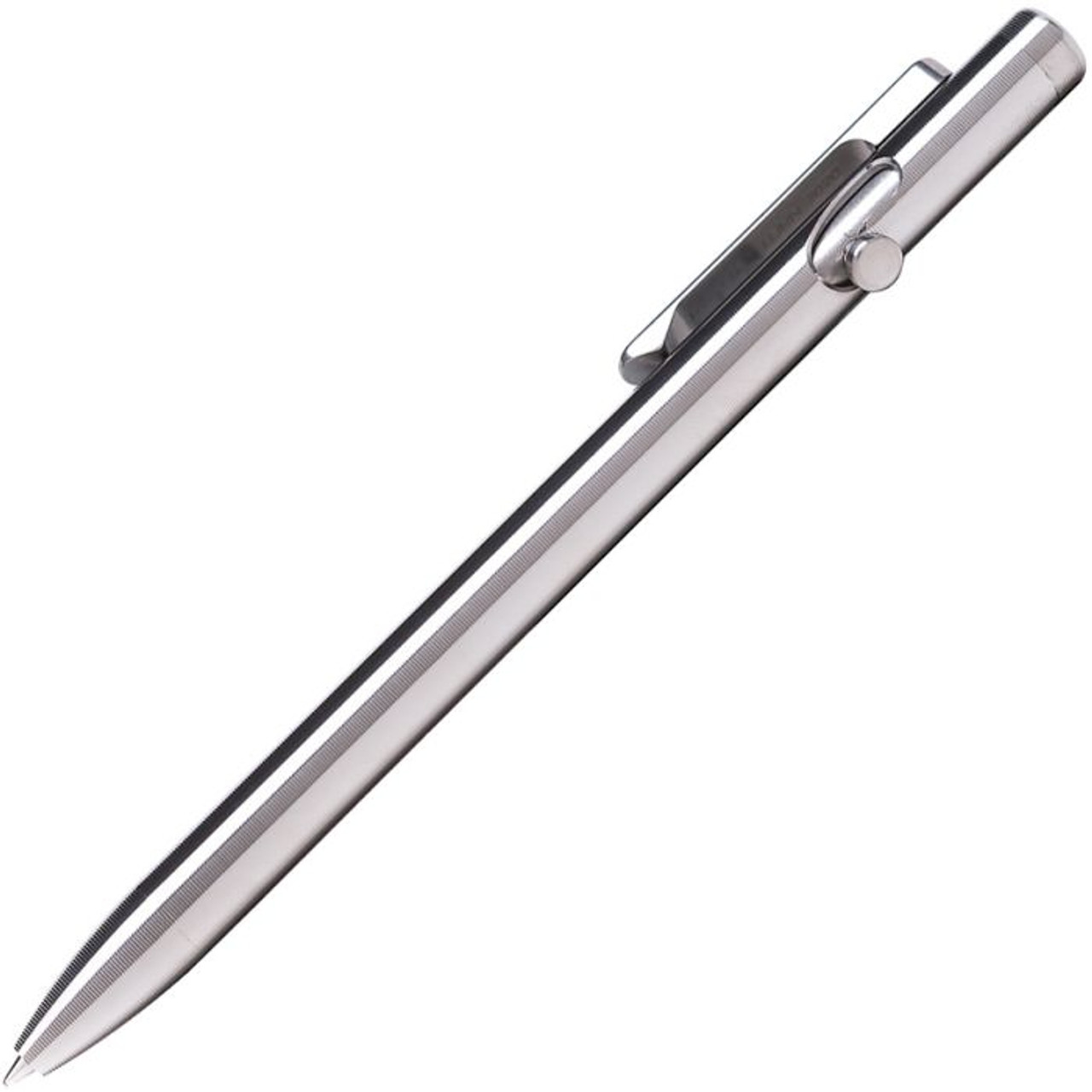 Tactile Turn Standard Slim Bolt Action Pen (TTRSB1T) Titanium Body, Titanium Bolt and Pocket Clip