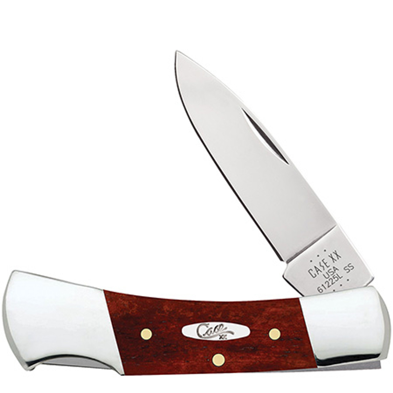 Case Lockback 28912 Smooth Chestnut Bone (61225L SS)