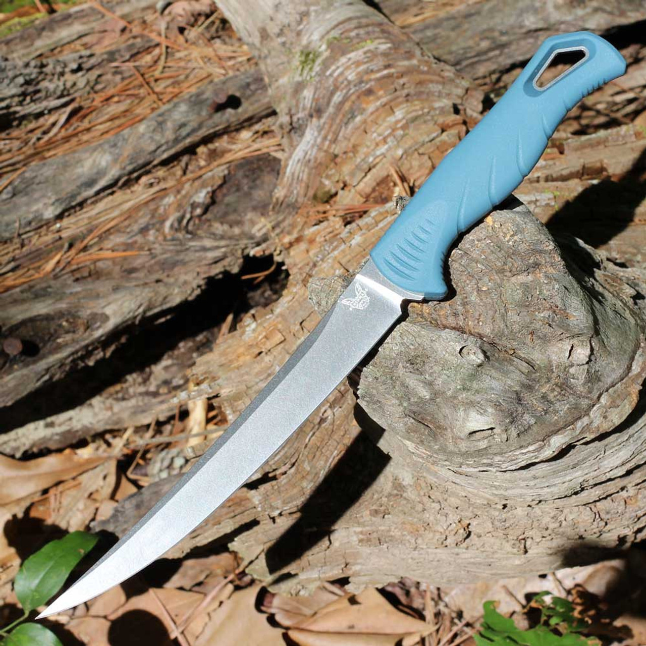 Benchmade Fishcrafter 7 inch fillet knife CPM-MagnaCut trailing point.