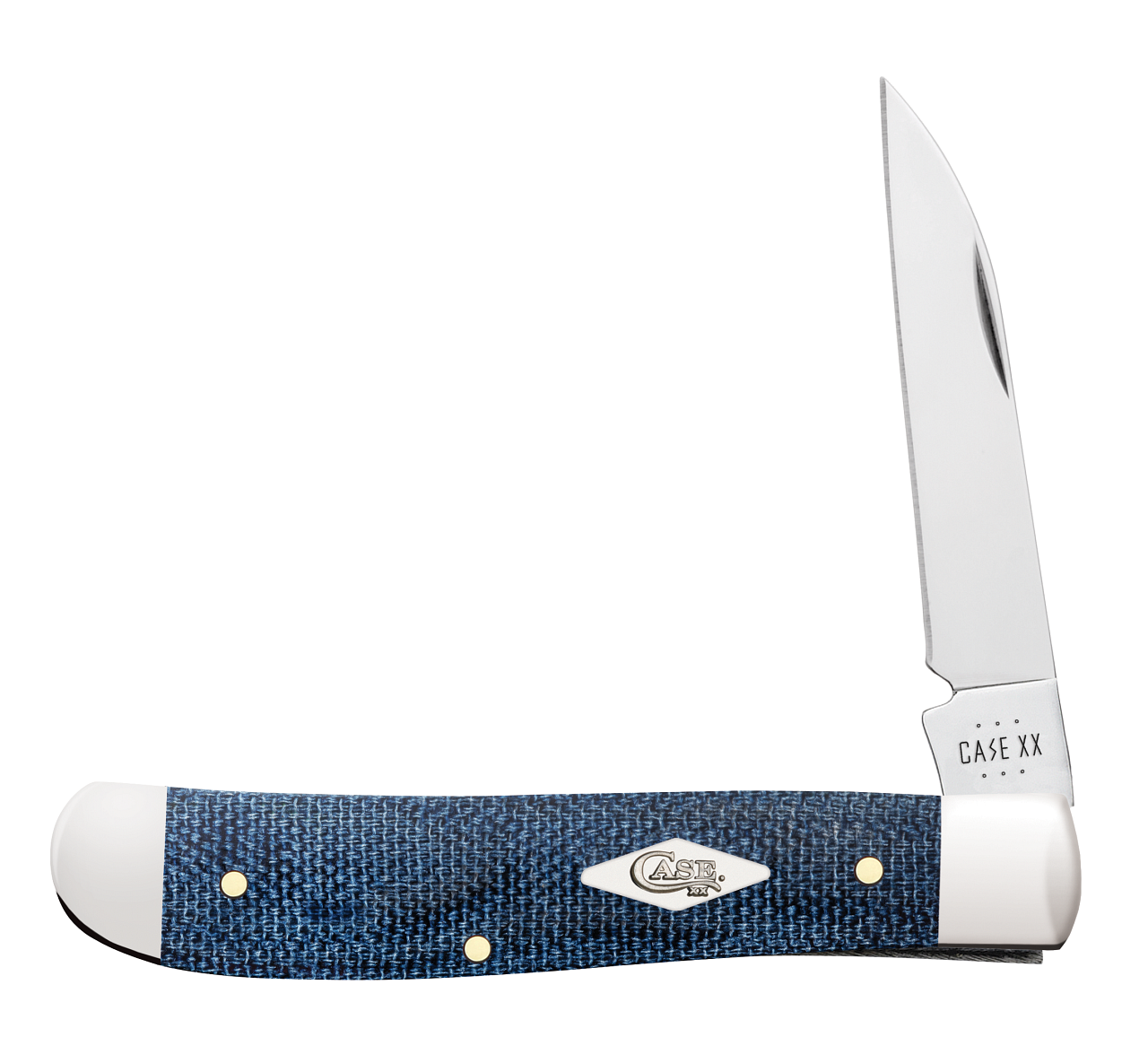 Case Mini Trapper 60511 Blue Denim Canvas Laminate (10107 SS)