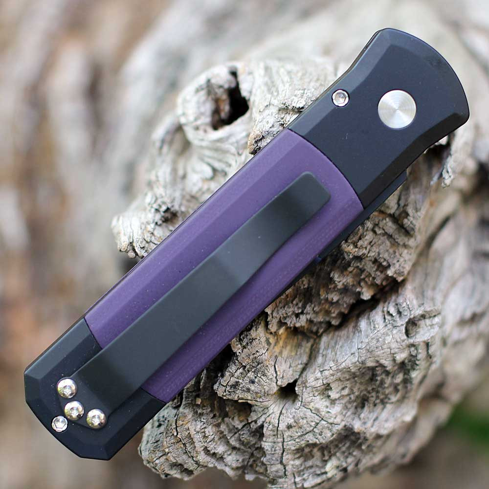 Pro-Tech Godson | 715-Purple | Knifeworks