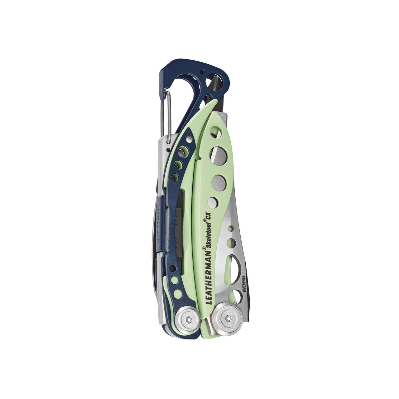 Leatherman 833121 Skeletool CX, Verdant Anodized Aluminum Handle - (7 TOOLS)