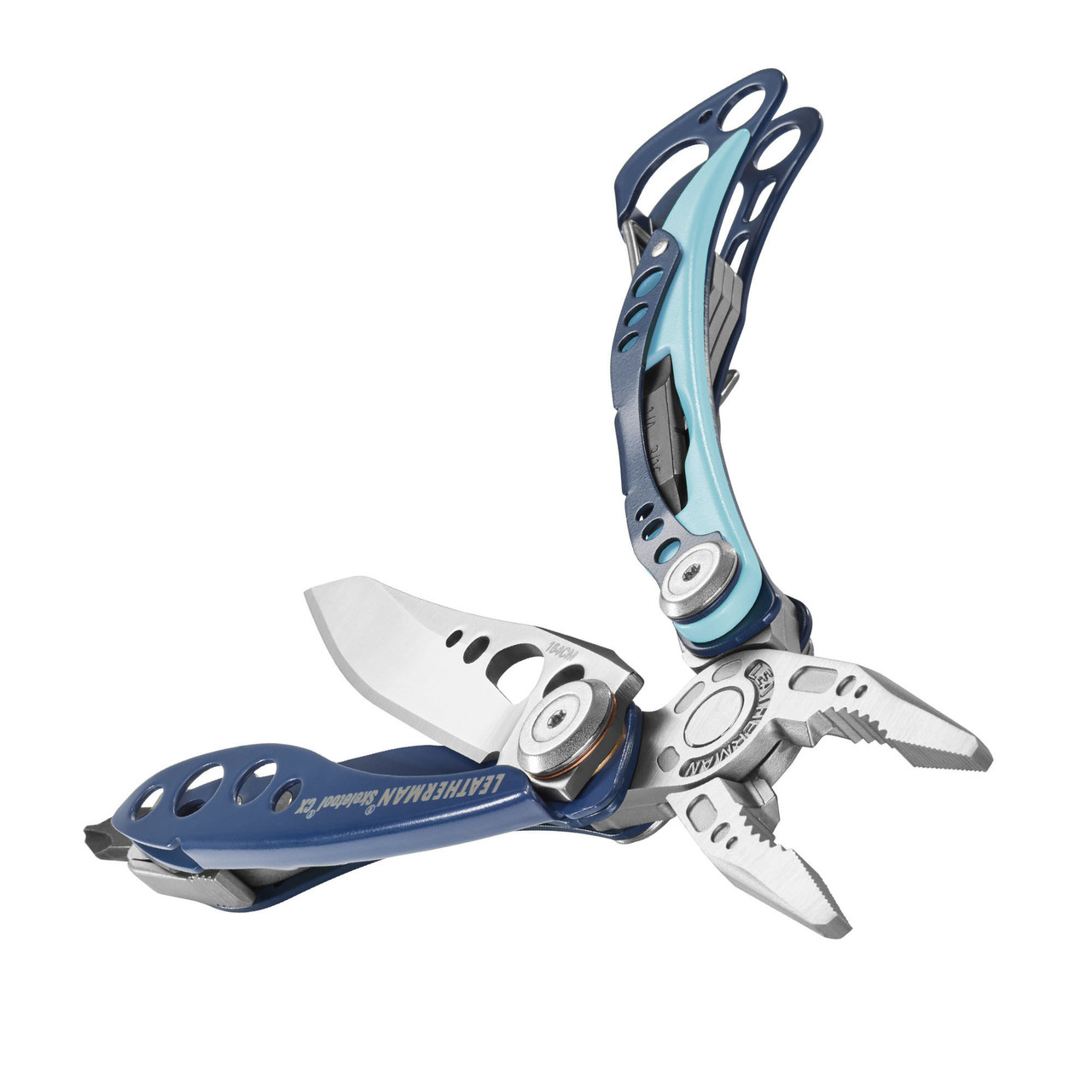 Leatherman 833125 Skeletool CX, Nightshade Anodized Aluminum Handle - (7 TOOLS)