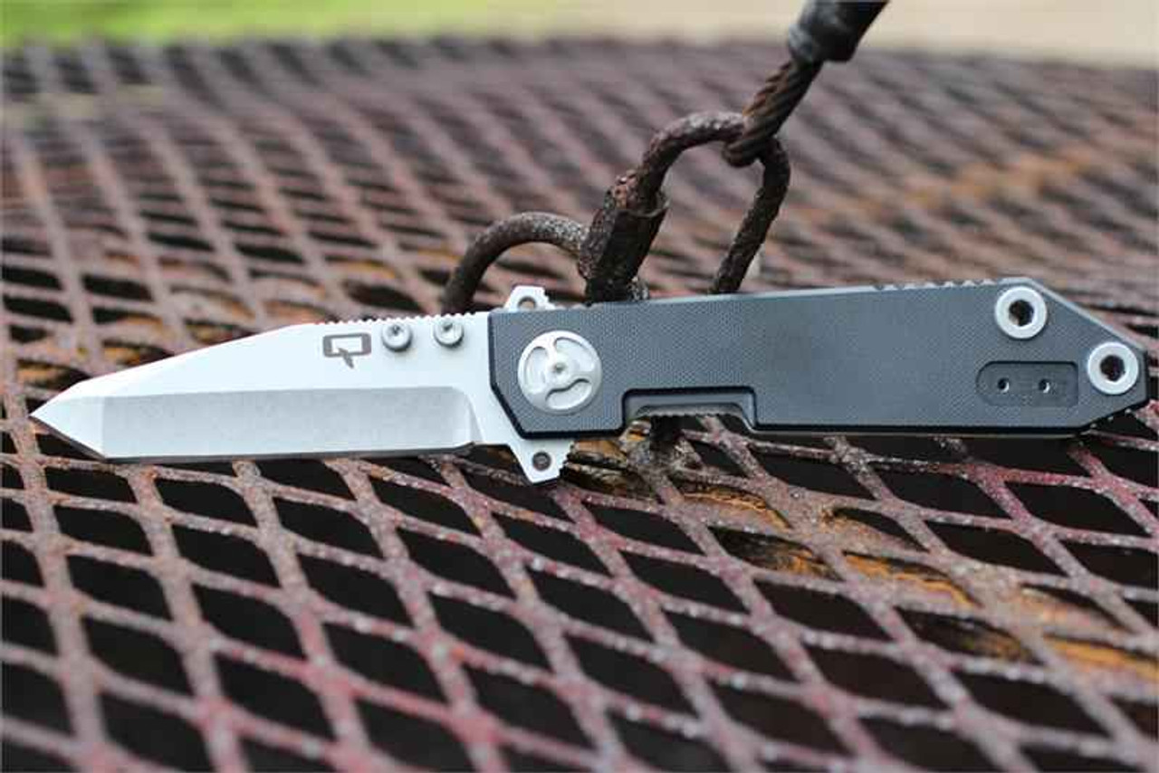 Quartermaster Higgins, BD-4P Steel, G-10 Handle, Bead Blast PlainEdge